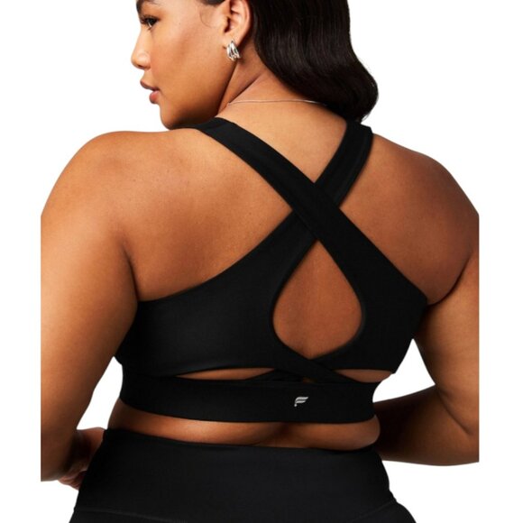 Fabletics Black No Bounce High Impact Sports Bra, XXL - Picture 1 of 7